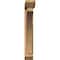 Ekena Millwork Thorton Slat Smooth Bracket w/ Offset Brace, Western Red Cedar, 5 1/2"W x 32"D x 36"H BKT0604X32X36THR06SWR - alternate 4